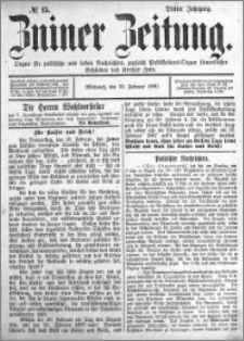 Zniner Zeitung 1890.02.19 R.3 nr 15