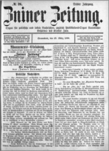 Zniner Zeitung 1890.03.29 R.3 nr 26