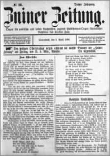 Zniner Zeitung 1890.04.05 R.3 nr 28