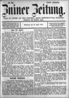 Zniner Zeitung 1890.04.30 R.3 nr 34