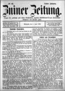 Zniner Zeitung 1890.06.04 R.3 nr 43