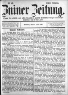 Zniner Zeitung 1890.06.11 R.3 nr 45