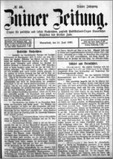 Zniner Zeitung 1890.06.14 R.3 nr 46