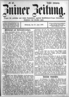 Zniner Zeitung 1890.06.18 R.3 nr 47