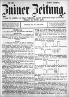 Zniner Zeitung 1890.06.25 R.3 nr 49