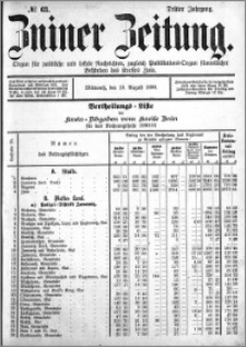 Zniner Zeitung 1890.08.13 R.3 nr 63