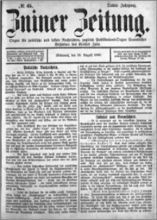 Zniner Zeitung 1890.08.20 R.3 nr 65