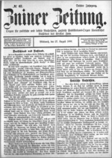 Zniner Zeitung 1890.08.27 R.3 nr 67