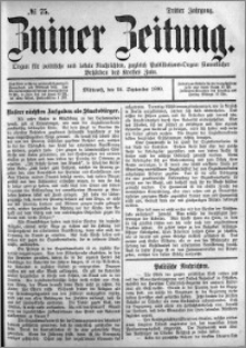 Zniner Zeitung 1890.09.24 R.3 nr 75