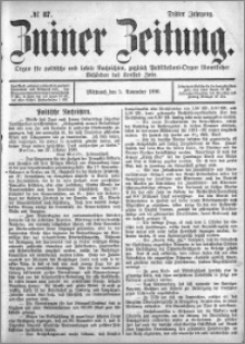Zniner Zeitung 1890.11.05 R.3 nr 87