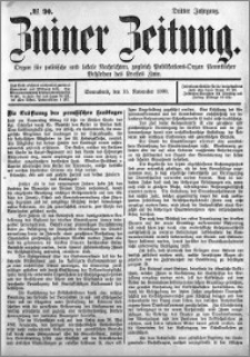 Zniner Zeitung 1890.11.15 R.3 nr 90