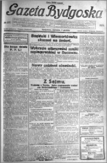 Gazeta Bydgoska 1923.12.02 R.2 nr 277