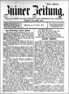 Zniner Zeitung 1891.01.28 R.4 nr 8