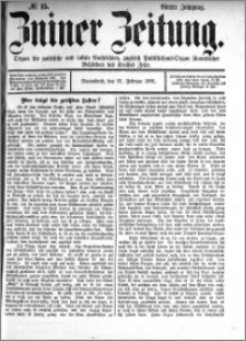 Zniner Zeitung 1891.02.21 R.4 nr 15