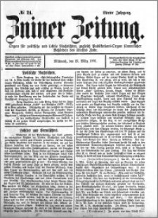 Zniner Zeitung 1891.03.25 R.4 nr 24