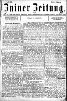 Zniner Zeitung 1891.04.08 R.4 nr 28