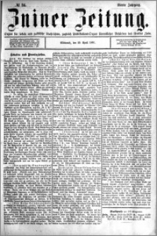 Zniner Zeitung 1891.04.29 R.4 nr 34