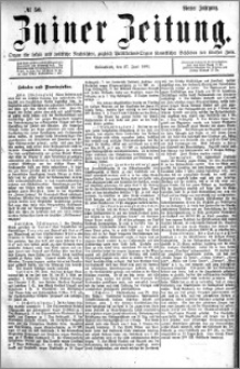Zniner Zeitung 1891.06.27 R.4 nr 50