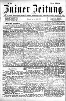 Zniner Zeitung 1891.07.15 R.4 nr 55