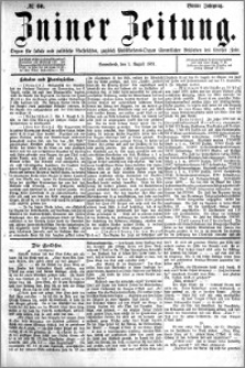 Zniner Zeitung 1891.08.01 R.4 nr 60