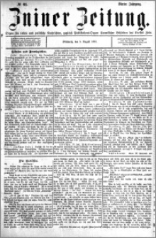 Zniner Zeitung 1891.08.05 R.4 nr 61