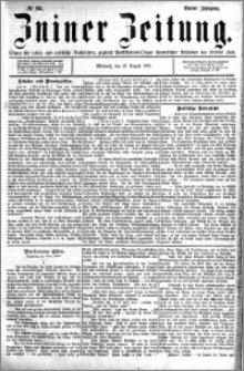 Zniner Zeitung 1891.08.19 R.4 nr 65