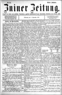 Zniner Zeitung 1891.09.09 R.4 nr 71