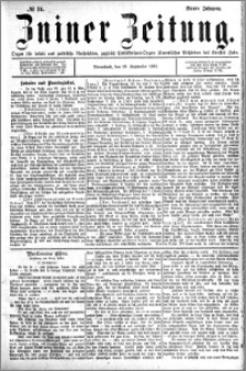 Zniner Zeitung 1891.09.19 R.4 nr 74