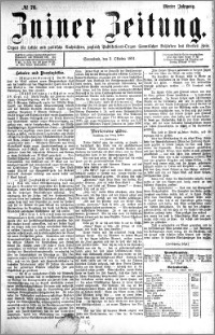 Zniner Zeitung 1891.10.03 R.4 nr 78