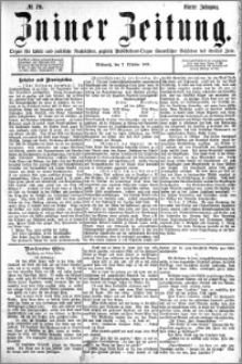 Zniner Zeitung 1891.10.07 R.4 nr 79
