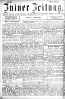 Zniner Zeitung 1891.11.04 R.4 nr 87