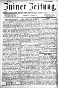 Zniner Zeitung 1891.11.07 R.4 nr 88