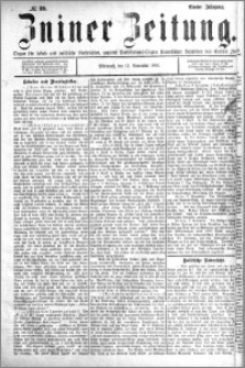 Zniner Zeitung 1891.11.11 R.4 nr 89