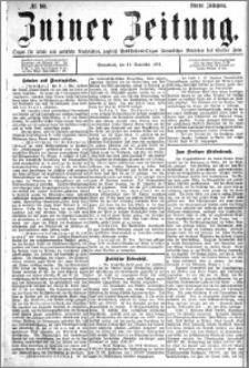Zniner Zeitung 1891.11.14 R.4 nr 90