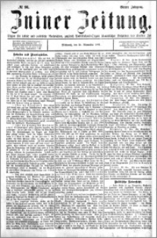 Zniner Zeitung 1891.11.25 R.4 nr 93