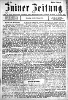 Zniner Zeitung 1892.02.20 R.5 nr 14