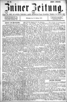 Zniner Zeitung 1892.02.24 R.5 nr 15