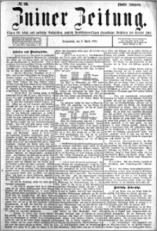 Zniner Zeitung 1892.04.09 R.5 nr 28