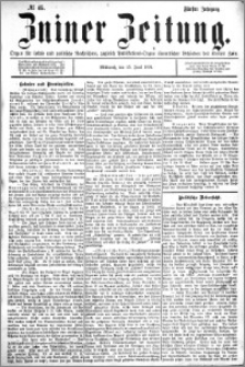 Zniner Zeitung 1892.06.15 R.5 nr 45
