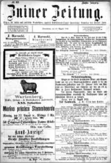 Zniner Zeitung 1892.08.13 R.5 nr 62