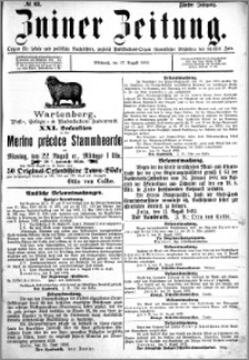 Zniner Zeitung 1892.08.17 R.5 nr 63