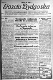 Gazeta Bydgoska 1924.01.04 R.3 nr 3