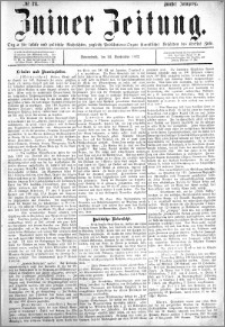 Zniner Zeitung 1892.09.24 R.5 nr 74