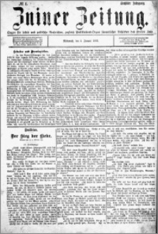 Zniner Zeitung 1893.01.04 R.6 nr 1