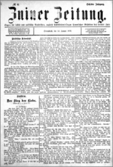 Zniner Zeitung 1893.01.14 R.6 nr 4