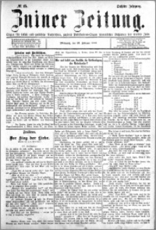 Zniner Zeitung 1893.02.22 R.6 nr 15