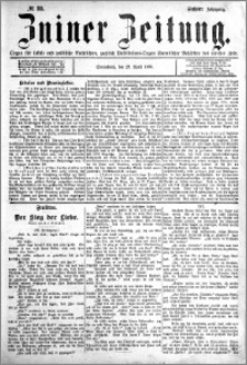 Zniner Zeitung 1893.04.29 R.6 nr 33