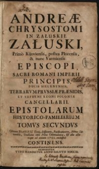 Epistolarum historico-familiarum, t. 2