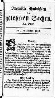 Thornische Nachrichten von Gelehrten Sachen, 1762.06.15 nr 11