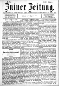 Zniner Zeitung 1893.09.20 R.6 nr 74